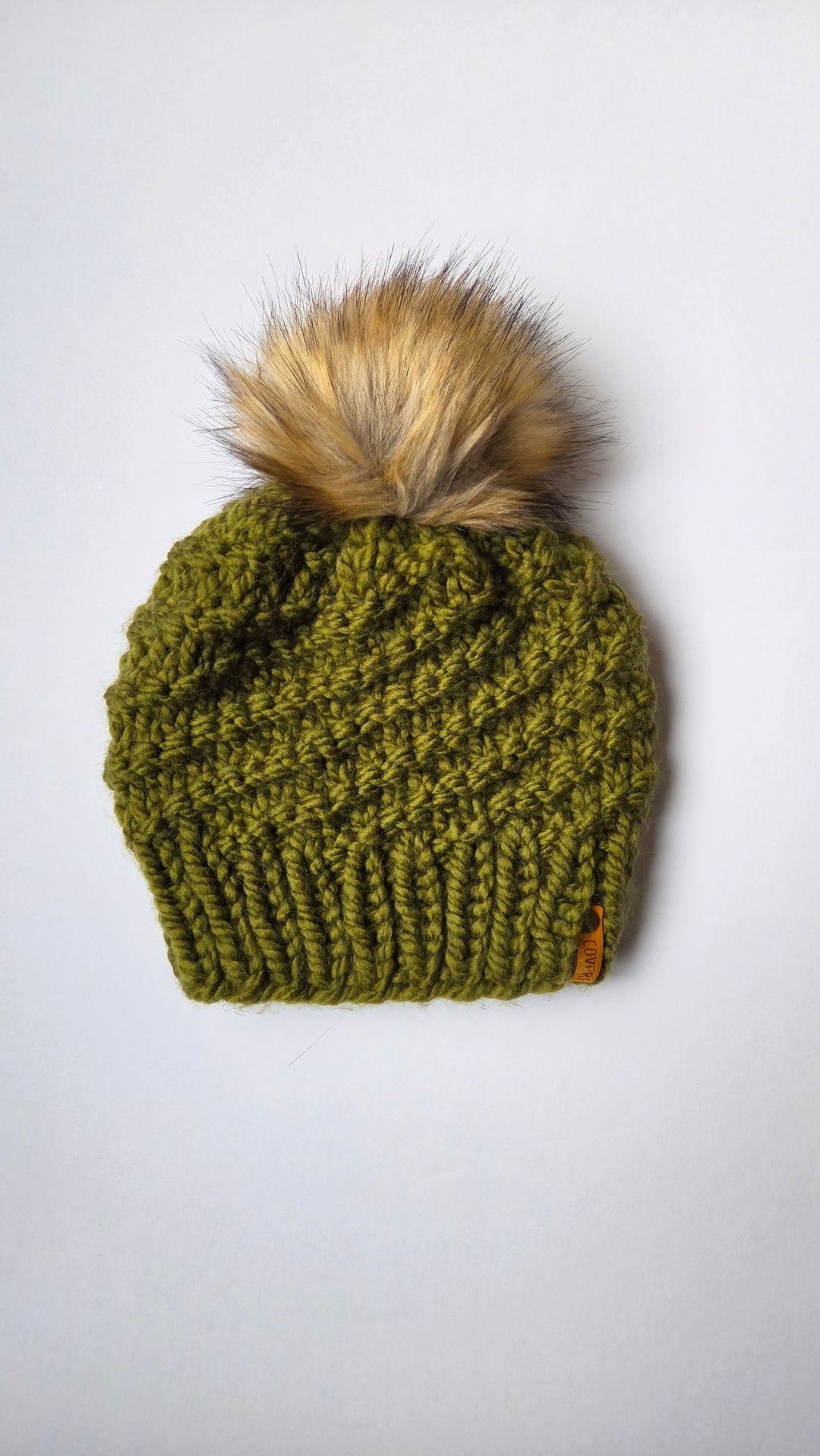 OOAK Spiral Hat Olive Green